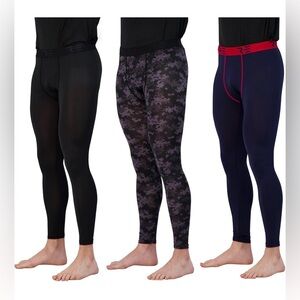 NEW Real Essentials 3 pack mensBig & Tall Compression pants sz 3XLT 50-52 waist